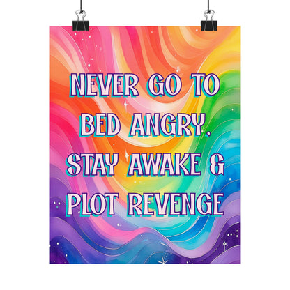 Bespattered Facade "Never Go to Bed Angry" Giclée Archival Matte Paper Prints