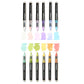 Acrylic Paint Brush Tip Pens - 12 Pastel Colors