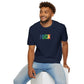 Bespattered Facade Everyone's Favorite Word Rainbow Seaside Unisex Softstyle T-Shirt