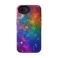 Bespattered Facade Rainbow Universe Impact-Resistant Case