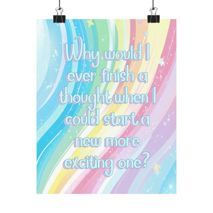 Bespattered Facade "Why Finish?" Giclée Archival Matte Paper Prints