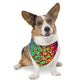 Bespattered Facade Tasty Neons Pet Bandana Collar