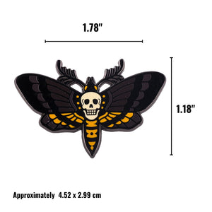 Death's Head Moth Hard Enamel Pin