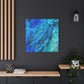 Bespattered Facade Resin Petri Macro Photograph Stretched Matte Canvas Art Prints | Multiple Sizes