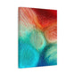 Bespattered Facade Resin Petri Macro Photograph Stretched Matte Canvas Art Prints | Multiple Sizes