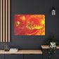 Bespattered Facade Flamin' Hot Stretched Matte Canvas Art Prints | Multiple Sizes