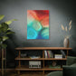 Bespattered Facade Resin Petri Macro Photograph Stretched Matte Canvas Art Prints | Multiple Sizes