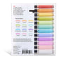 Acrylic Paint Brush Tip Pens - 12 Pastel Colors