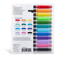 Acrylic Paint Brush Tip Pens - 12 Classic Colors