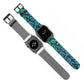 Bespattered Facade Emerald Leopard Faux-Leather Smart Watch Band