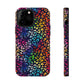 Bespattered Facade Rainbow Paint Splatter Leopard Impact-Resistant Case