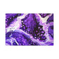 Bespattered Facade Purple Haze Stretched Matte Canvas Art Prints | Multiple Sizes