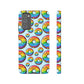 Bespattered Facade Rainbow Sprinkle Donut Tough Case