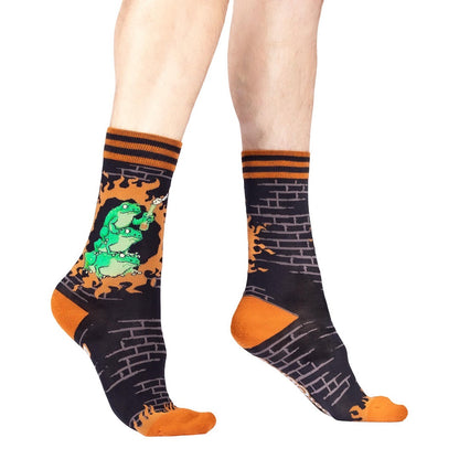 Frogs Against Fascism Crew Socks