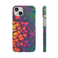 Bespattered Facade Neon Butterfly Snap Case