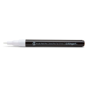 Acrylic Paint Pens Extra Fine - Black & White 6 pc