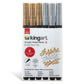 Acrylic Paint Pens Extra Fine - Silver & Gold 6 pc