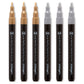 Acrylic Paint Pens Extra Fine - Silver & Gold 6 pc