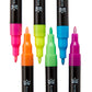 Acrylic Paint Pens Extra Fine - Neon Colors 6 pc