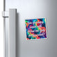 Bespattered Facade "Say No to Small Talk" Refrigerator Magnet