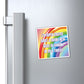 Bespattered Facade "Hanging on by a Thread" Refrigerator Magnet