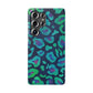 Bespattered Facade Emerald Leopard Snap Case