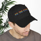 Bespattered Facade "All the Colors" Rainbow Embroidered Distressed Dad Hat
