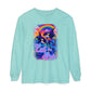 Bespattered Facade "Eat the Rich" Orcas 100% Cotton Comfort Colors Long-Sleeve Shirt