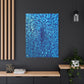 Bespattered Facade Fluid Art Abstract Painting Stretched Matte Canvas Art Prints | Multiple Sizes