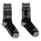 At Rest Coffin Plaque Crew Socks