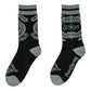 At Rest Coffin Plaque Crew Socks