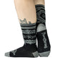 At Rest Coffin Plaque Crew Socks
