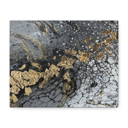 Bespattered Facade You're Golden Stretched Matte Canvas Art Prints | Multiple Sizes