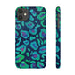 Bespattered Facade Emerald Leopard Snap Case
