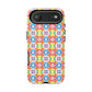 Bespattered Facade Geometric Rainbow Mosaic Tough Case