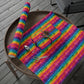 Bespattered Facade Rainbow Stripes Wrapping Paper | Three Sizes | Glossy or Matte