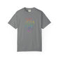 Bespattered Facade Rainbow Heart Line Art Premium Unisex Comfort Colors Garment Dyed 100% Cotton T-Shirt