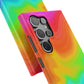 Bespattered Facade Rainbow Heat Map Snap Case