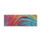 Bespattered Facade Rainbow Rings Framed Canvas Art Print | 3 Frame Colors | Multiple Sizes