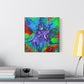 Bespattered Facade Fluid Art Abstract Painting Stretched Matte Canvas Art Prints | Multiple Sizes