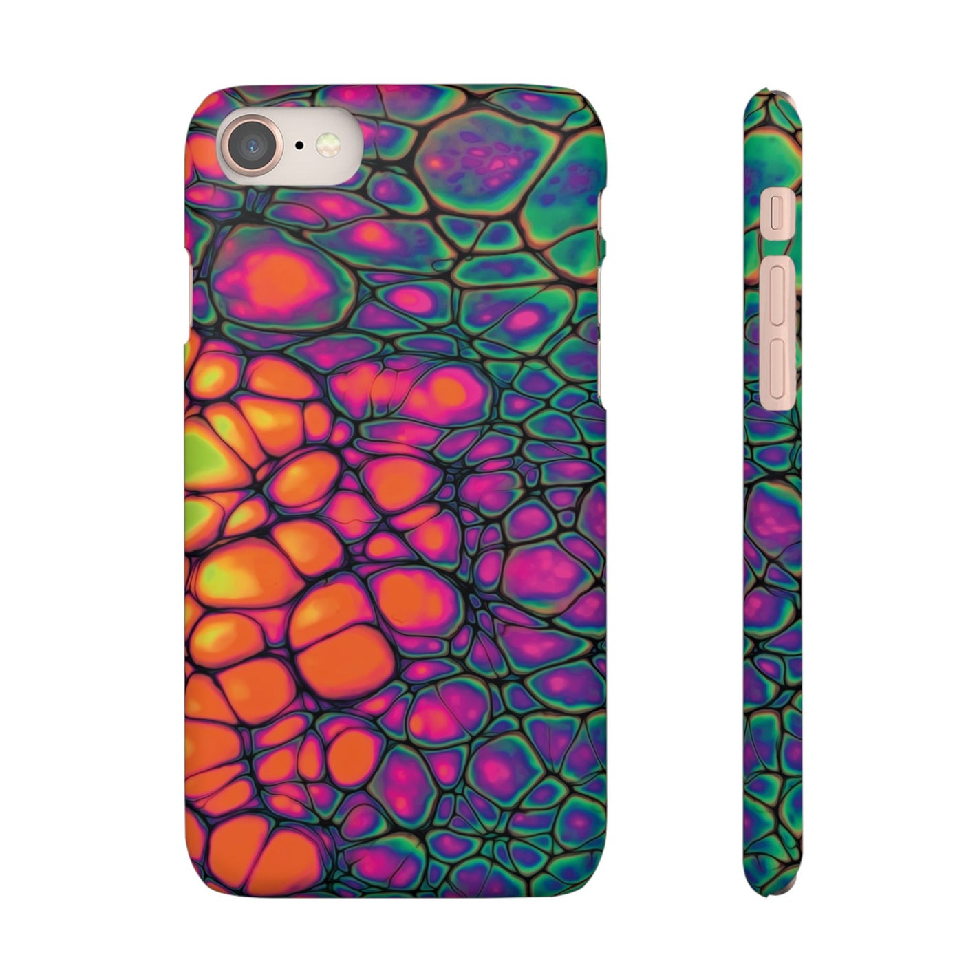 Bespattered Facade Neon Butterfly Snap Case