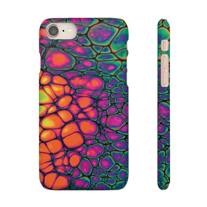 Bespattered Facade Neon Butterfly Snap Case