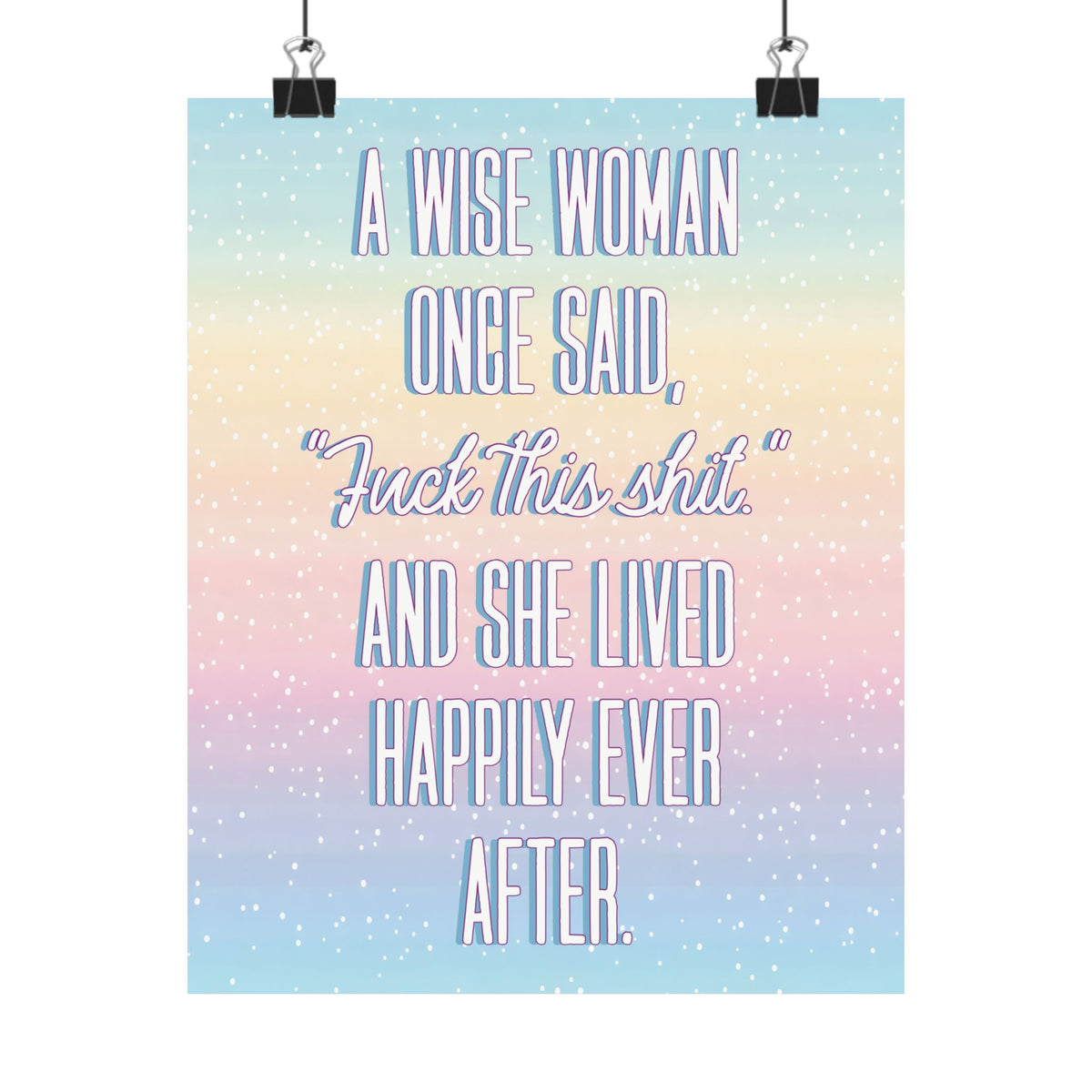 Bespattered Facade "Wise Woman" Giclée Archival Matte Paper Prints