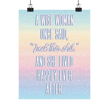 Bespattered Facade "Wise Woman" Giclée Archival Matte Paper Prints