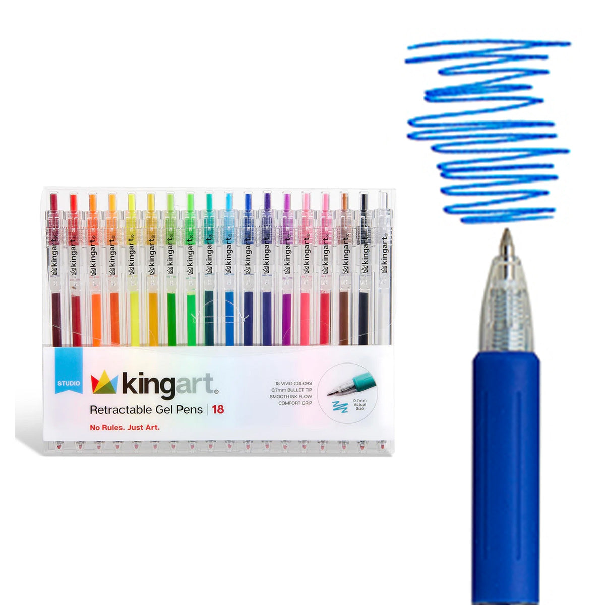 Gel Pens Retractable 18 Colors