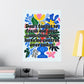 Bespattered Facade "Don't Forget" Colorful Flowers Giclée Archival Matte Paper Prints