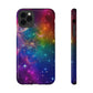 Bespattered Facade Rainbow Universe Impact-Resistant Case
