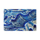 Bespattered Facade Fluid Art Abstract Painting Stretched Matte Canvas Art Prints | Multiple Sizes