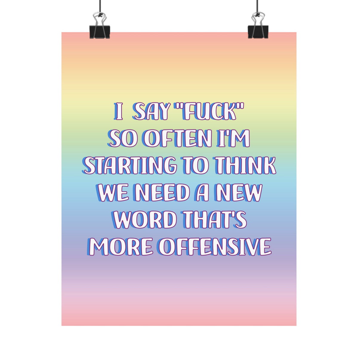 Bespattered Facade "A Whole New Word" Giclée Archival Matte Paper Prints
