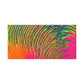 Bespattered Facade Neon Puddle Stretched Matte Canvas Art Prints | Multiple Sizes